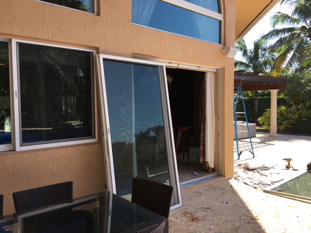 impact sliding door repair